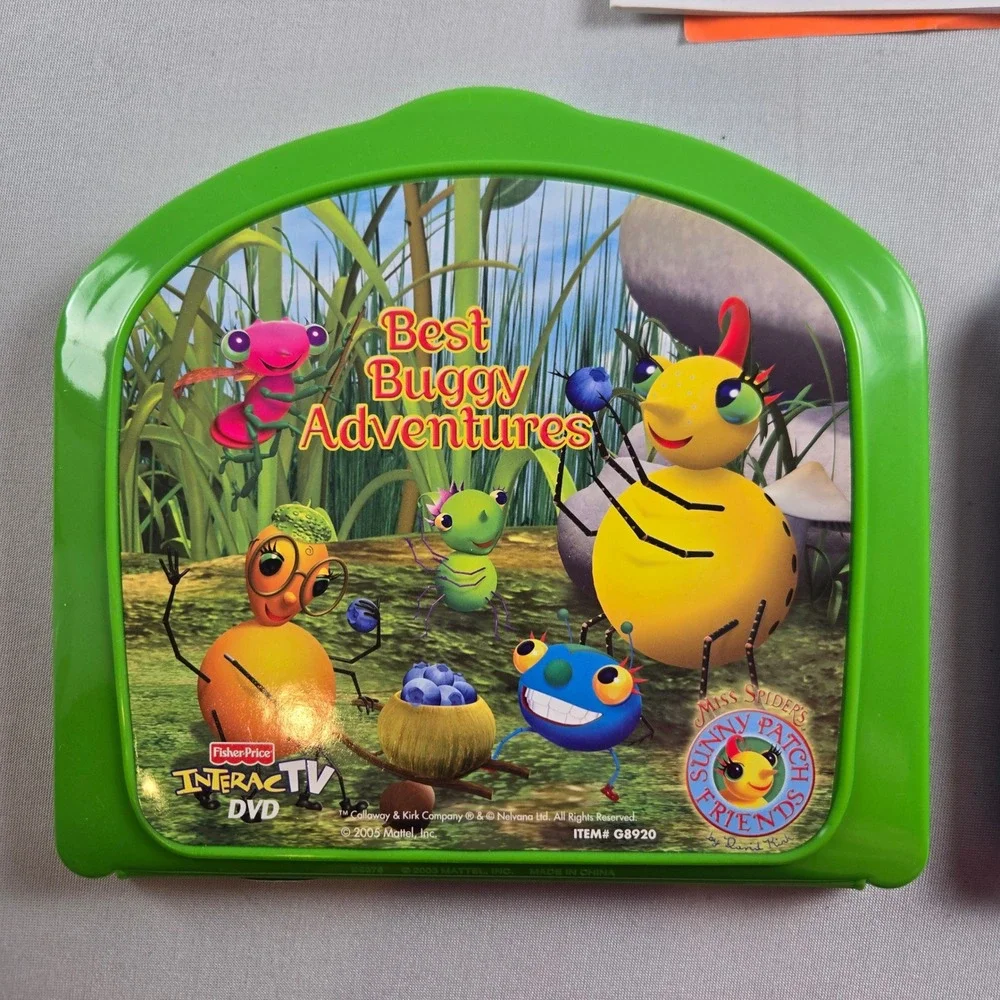 Fisher Price InteracTV Learning System Bundle 6 Games Blue's Clues Dora Barney‎